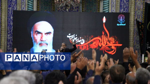 برگزاری دسته عزای روحانیون یزدی به مناسبت سالروز ارتحال امام خمینی (ره)