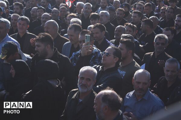 تشییع و تدفین پیکر شهید امیرحسن کاظمی