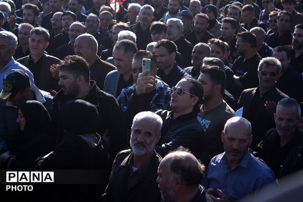 تشییع و تدفین پیکر شهید امیرحسن کاظمی
