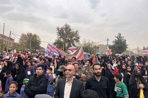  راهپیمایی ۱۳آبان در شهرستان ورامین