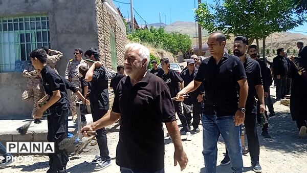 عزاداری چهار مین روز از ماه محرم در بوژ آباد میهمان قاب پانا