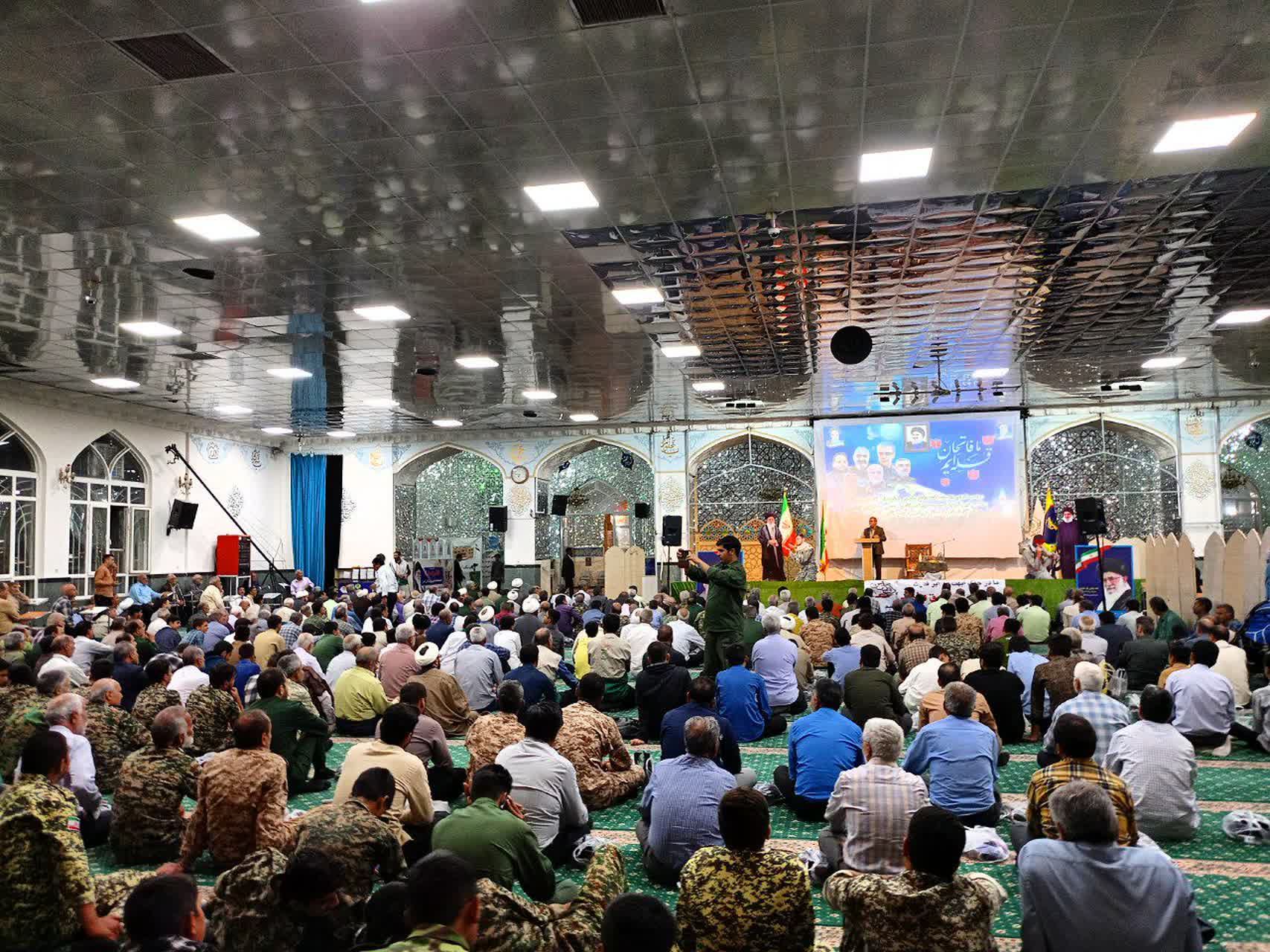 گرامیداشت اولین سالگرد شهادت سیدحسن نصرالله در امام زاده سید حمزه (ع) کاشمر 