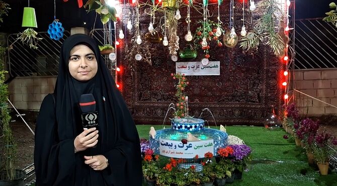 هنرنمایی هنرمندان قم در موکب «جان من، ایران من»