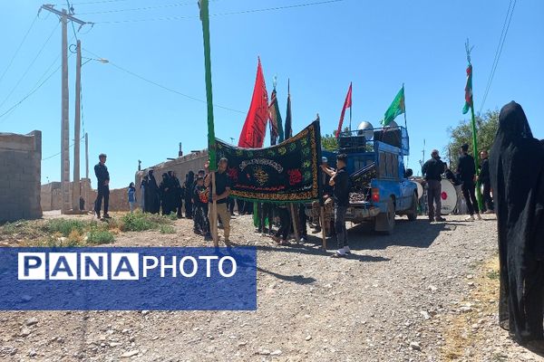 مراسم گرامیداشت تاسوعای حسینی در روستای گزکوه 