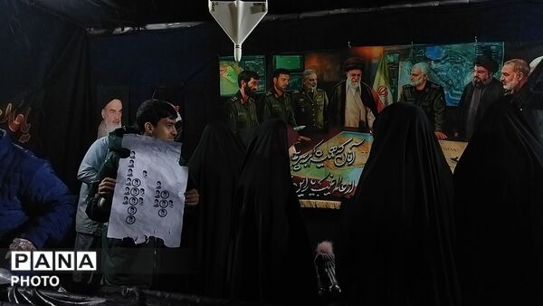 گذری بر موکب هلال سبز اهل بیت در بلوار فضل نیشابور 