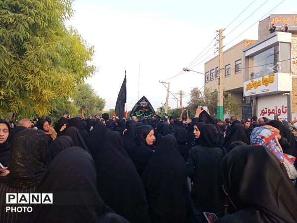 زمزمه‌ های سوگ در کوچه‌های خشتی؛ وقتی نخل چاه‌ ملکی به یاد حسین (ع) برمی‌خیزد