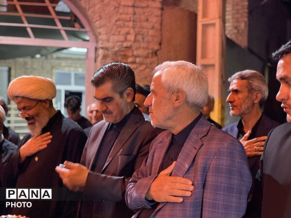 بازدید امام جمعه کاشمر از هیأت های مذهبی روستای فرگ