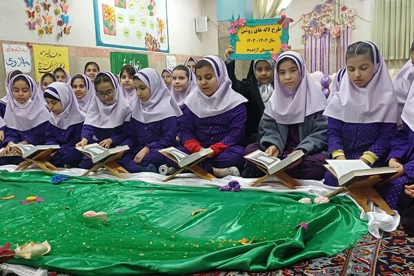 اجرای طرح «لاله‌های روشن» در دبستان آزاده ناحیه 2 شهرری 