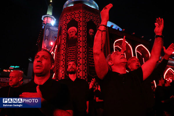 مراسم عزاداری شب تاسوعای حسینی (ع) در آستان امامزاده صالح(ع)