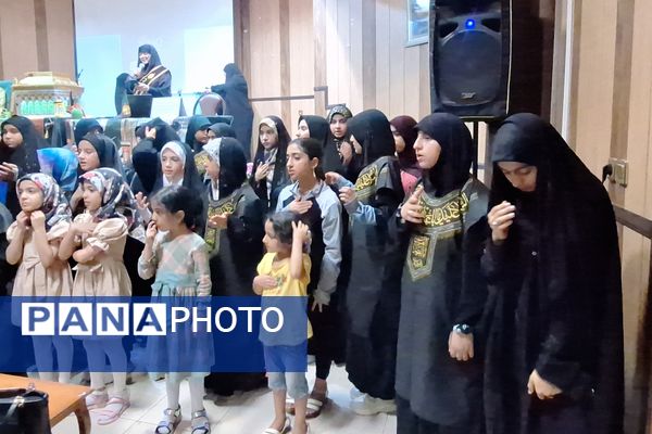 مراسم عزاداری دختران امام رضا (ع) ناحیه ۳ شیراز