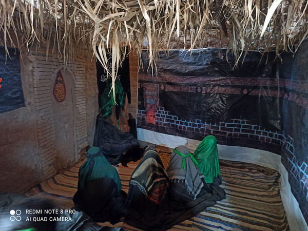 نمایشگاه غنچه‌های خونین در روستای باقرآباد