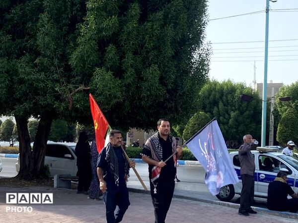 جاماندگان اربعین میهمان سفره مهرِ سازمان دانش‌آموزی شدند