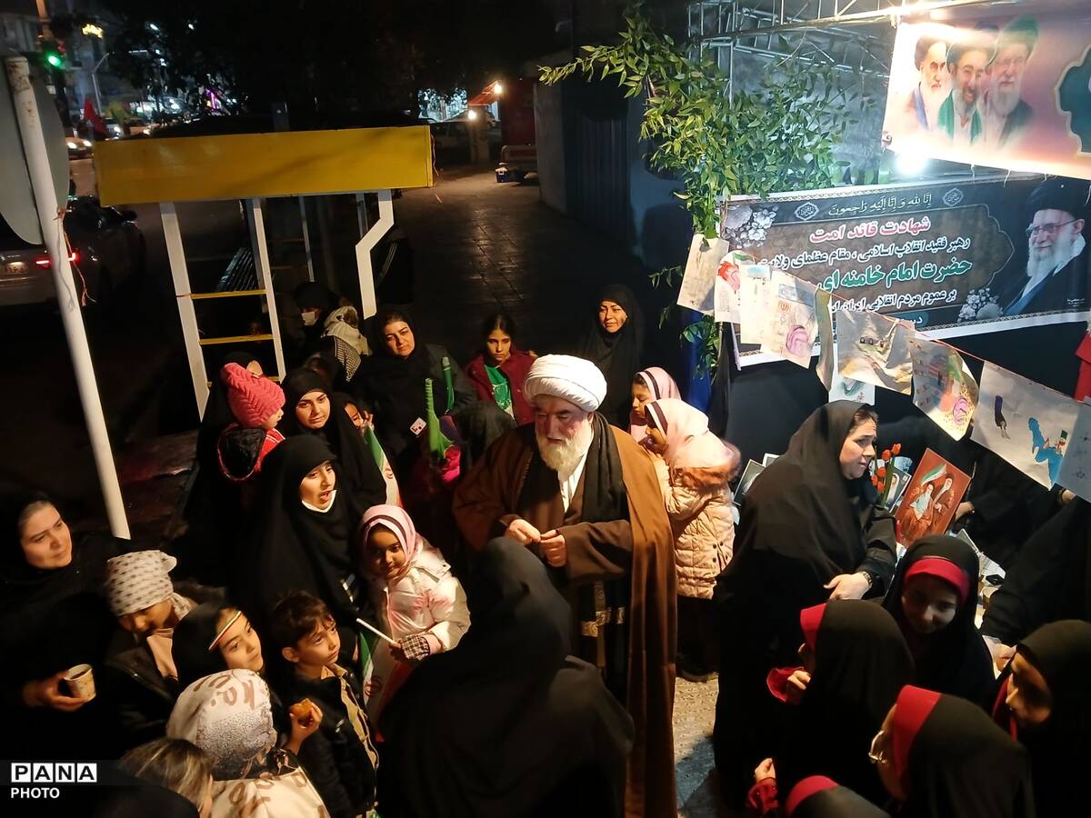 هفتمین شب از برپایی موکب اداره آموزش و پرورش کردکوی