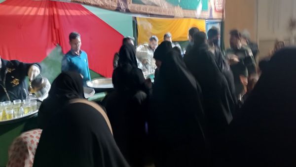 موکب های پذیرایی در جشن خیابانی مهر علوی کاشمر