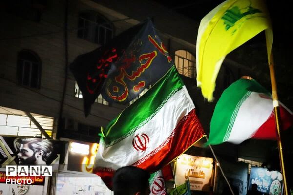 خیابان‌های امشب ؛عزادار حسین (ع)