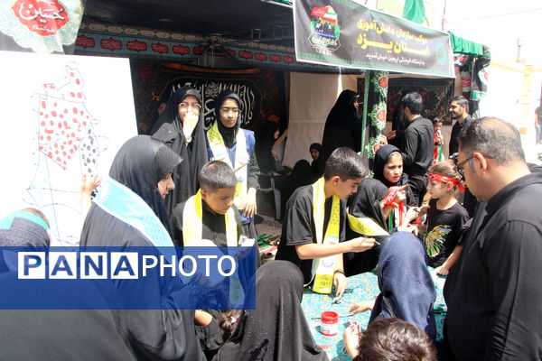 برپایی موکب عشاق الحسین در استان یزد