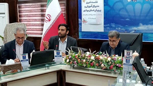 نشست خبری مدیرکل آموزش و پرورش استان بوشهر 