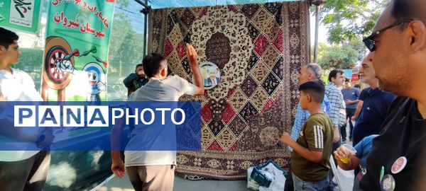 برگزاری مسابقات دارت در موکب‌های جشن غدیر در شهرستان شیروان