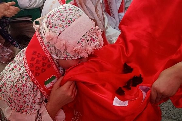 مدرسه شهید عباس بابایی  غرق در شادی شعبان