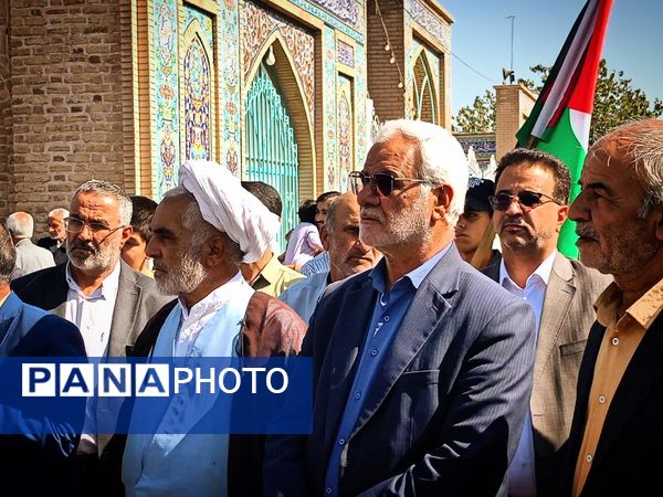 راهپیمایی بشارت نصر در کاشمر 