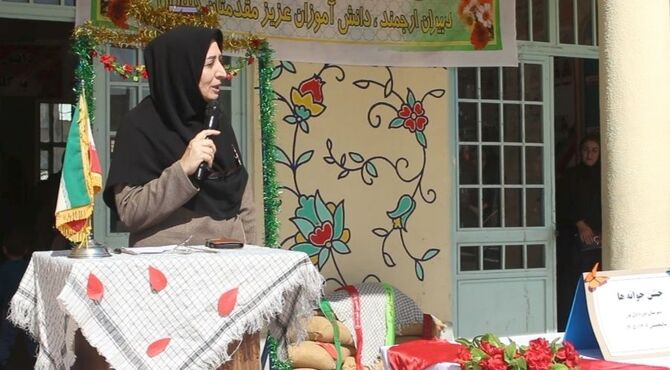 جشن جوانه ها در دبیرستان دخترانه نور