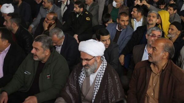 اقامه نماز جمعه روز جهانی قدس در شهرستان سمنان 