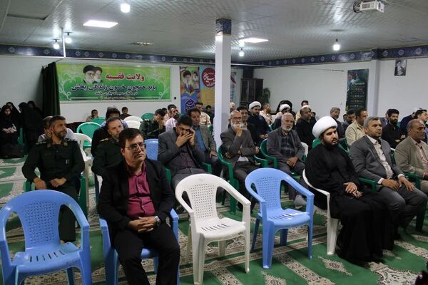 مراسم گرامیداشت شهید مقاومت در محل سپاه ناحیه شهرستان خلیل‌آباد