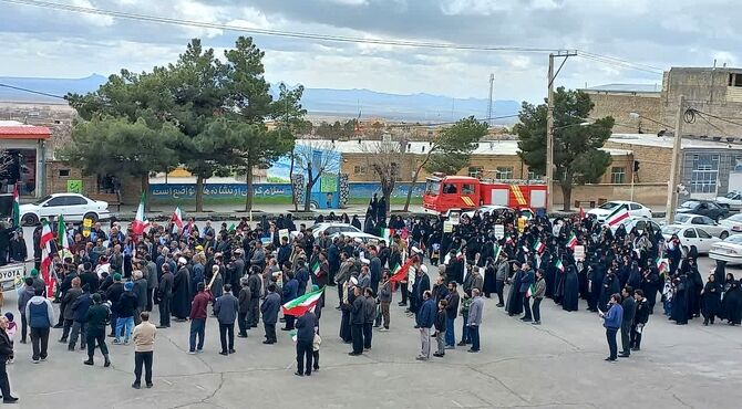 حضور پرشور مردم نیر در راهپیمایی باشکوه روز قدس