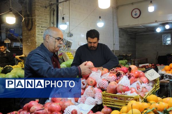 بازار داغ یلدا در زنجان