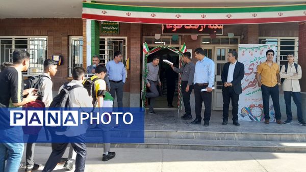 مراسم آیین بازگشایی مدرسه ابوریحان بیرونی