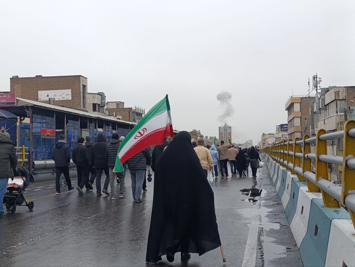 مردم همیشه در صحنه تهران در راهپیمایی روز جهانی قدس