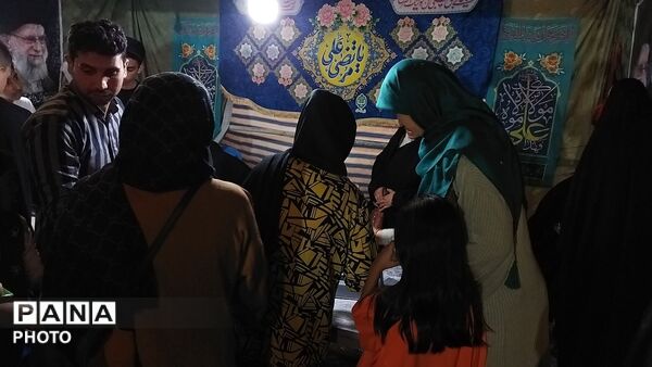 موکب شهدای منطقه ۷ نیشابور  در مهمانی کیلومتری  عید غدیر خم 
