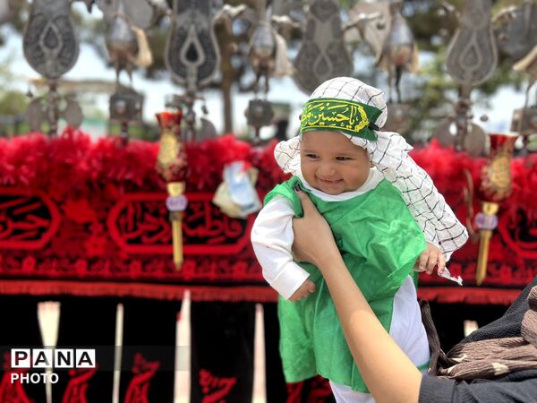 مراسم ظهر تاسوعا در شهرک ینگی امام  ساوجبلاغ