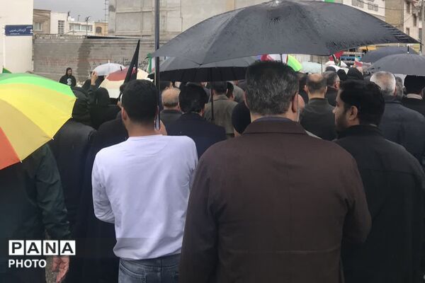 حضور مردم صدرا در راهپیمایی روز قدس
