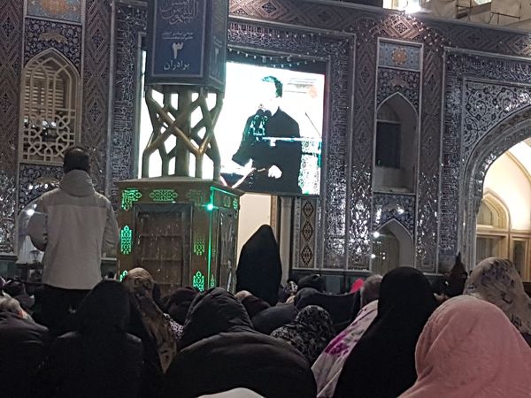 مراسم شب احیای بیست و سوم درحرم مطهر رضوی