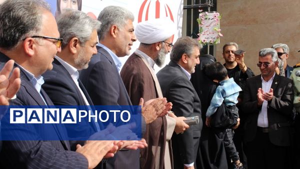 آیین نواختن زنگ آغاز سال تحصیلی در سمنان