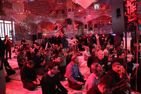 عزاداری ابا عبدالله الحسین (ع)  در امامزاده سید عباس در بجنورد 