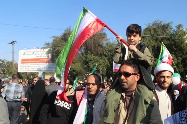 همبستگی و اقتدار خوزستانی‌ها در راهپیمایی 22 بهمن