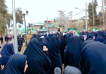 خروش مردم پلدختر در راهپیمایی روز قدس