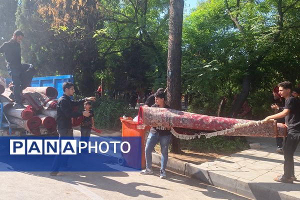 مراسم راهپیمایی جاماندگان اربعین حسینی در شیراز