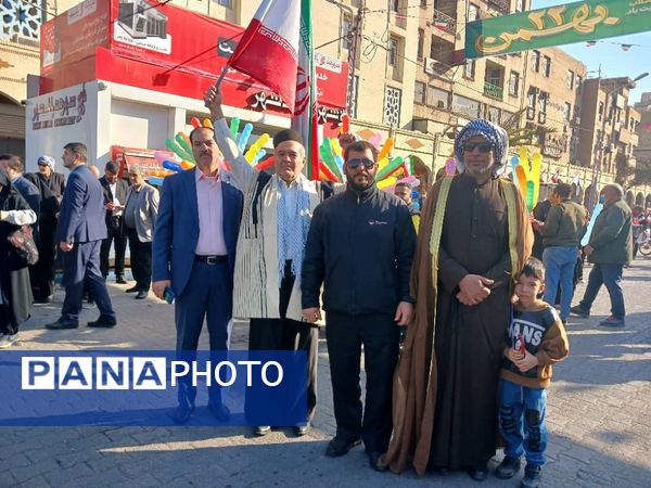 همبستگی و اقتدار خوزستانی‌ها در راهپیمایی 22 بهمن