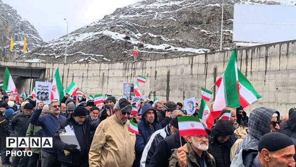 حضور پرشور  اهالی بخش آسارا کرج در راهپیمایی روز جهانی قدس