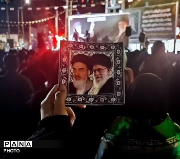 اجتماع بزرگ مردم قلعه رئیسی در پی شهادت رهبر معظم انقلاب 