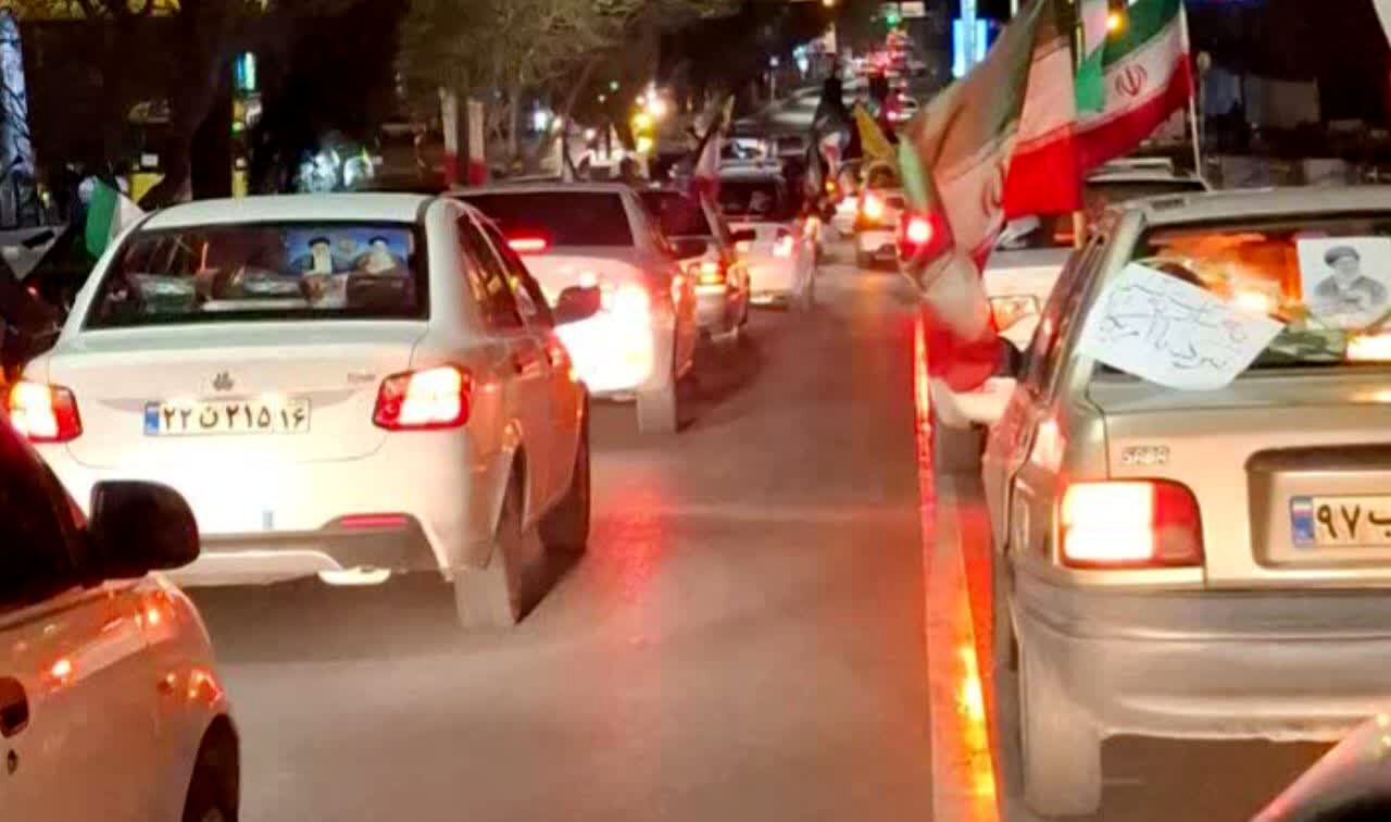 حرکت خودرویی دانش آموزان سمپادی قم در شب های جنگ رمضان
