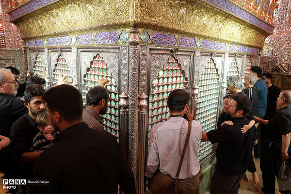 مراسم عزاداری ظهر تاسوعای حسینی در آستان امامزاده صالح(ع)