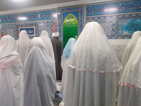 تمرین بندگی دانش آموزان مدرسه هدی یک برای ماه مبارک رمضان