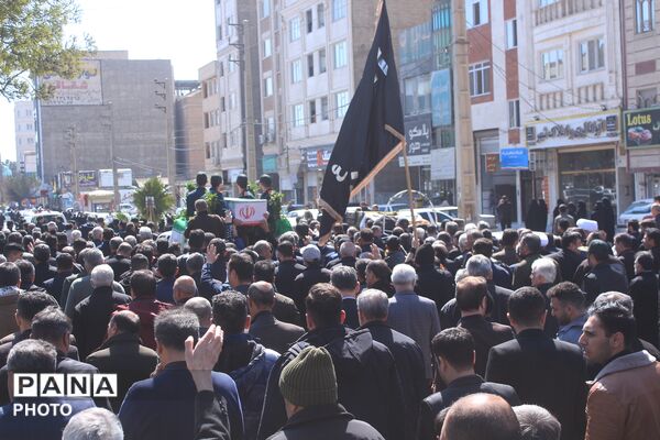 تشییع پیکر شهید سرگرد «جواد عبدی» در حملات آمریکایی - صهیونی