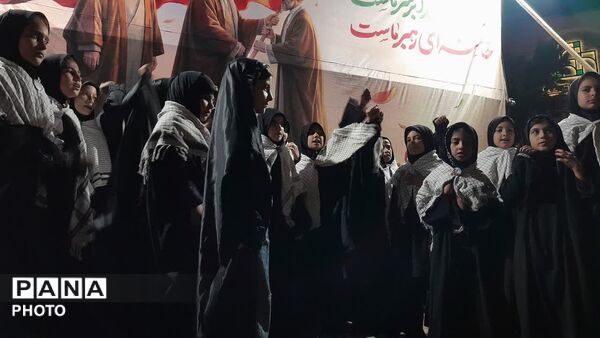 لبیک یا وطن در بلوار فضل نیشابور 
