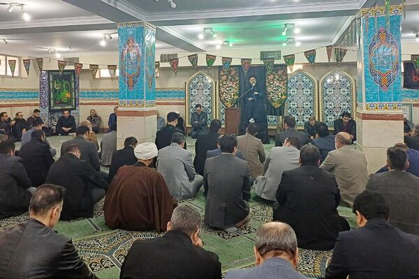 مراسم عزاداری حضرت فاطمه زهرا (س) در اداره آموزش و پرورش شهریار