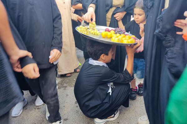 پیاده‌روی و موکب گردی کودکانه در دانشگاه صنعتی شیراز به‌مناسبت اربعین حسینی